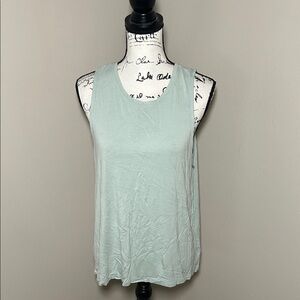 A New Day Light Green Tank Top
